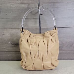 Laurent Effel Tan Leather Shoulder Bag